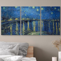 Wayfair | 3 Piece Vincent Van Gogh Wall Art You'll Love in 2023